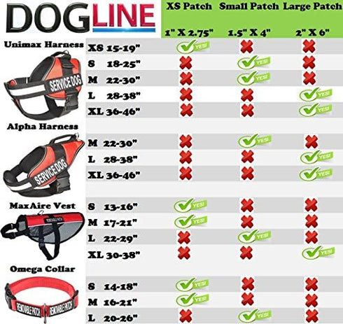 Dogline Vest Harness with 2 Removable Adopt Me Patches, Medium Size 22 to 30", Green