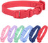 Waterproof Soft Rubber Dog Collar with Safety Buckle, Adjustable for Small Medium Large Dogs