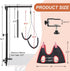 Dog Grooming Arm with Clamp, Adjustable Table Arm with Two No Sit Haunch Holder, Foldable Pet Supplies