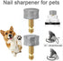 3 Pack Dog Nail Grinder, Regular and Extra Hard Replacement Heads for Small and Large Dogs, Premium Quality