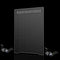 ONE SET Clear Fish Tank Divider Board (with Suction Cups) DIY Easy to Cut and Assemble for 5 or 10 Gallon Tank (White)