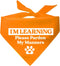 I’m Learning Please Pardon My Manners Dog Bandana (Assorted Colors)