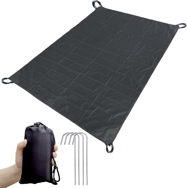 Pocket Blanket, 55”*79” Lightweight Tarp for Outdoor Travel, Concert, Hiking, Sandproof Beach Blanket, Water Resistant