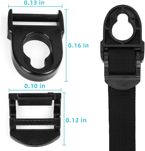 Kayak Seat Repair Kit for Lifetime Emotion - Seat Strap Clips and Hooks