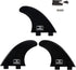 OCEANBROAD Surfboard Fin Thruster, 3 Fins for FCS-Based Future-Based Fin Box with Screws Wax Comb Key