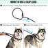 12FT / 20FT Anti-Choke Long Training Lead, Reflective Nylon No Pull Leash for Medium Large Dogs, 3/8" Thick Slip Rope