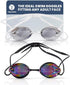 The Friendly Swede Swim Goggles - Anti Fog Swimming Goggles with Nose Pieces & Case