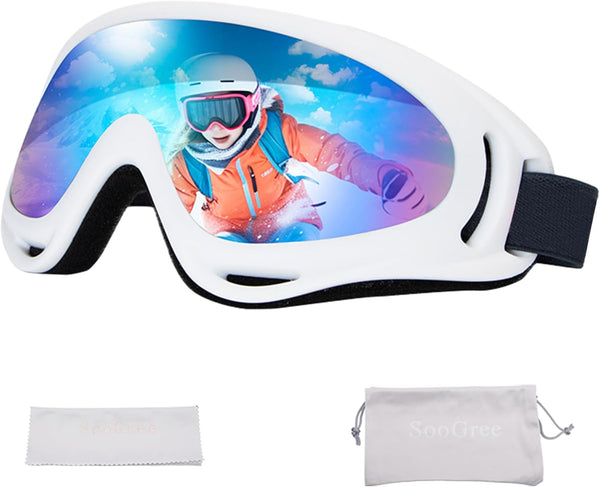 Snowboard Ski Goggles, Windproof Dustproof Glasses for Men Women, Cycling Goggles