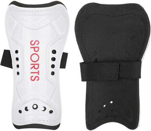 Kids Football Shin Kick Pads, Adjustable Strap Leg Guards, One Pair of Instep Pad Child Boxing Sport Safety Protector