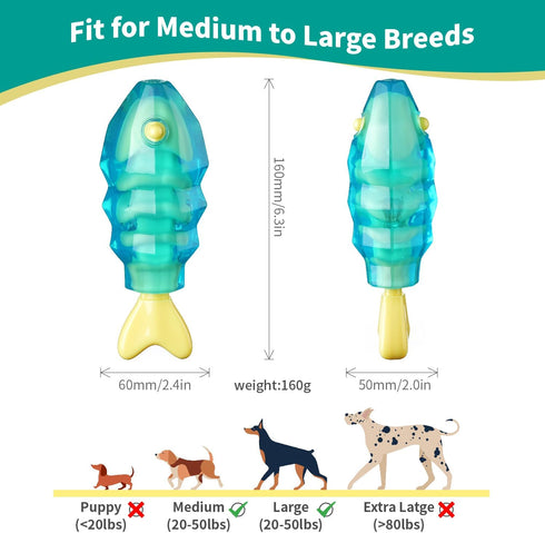 MewaJump Dog Chew Toys for Aggressive Chewers, Tough Dog Toy for Medium and Large Breeds, Indestructible Dog Toys