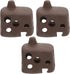 SHINEOFI 3pcs Aquarium Fish and Shrimp Hiding House Ceramic Breeding Cave Fish Tank