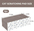 Cat Scratcher 4 PCS Pad, Cardboard with Premium Reversible Scratch Textures Design Wide Durable Scratching Pad