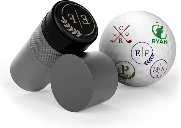 Personalized Golf Ball Stamp Marker, Custom Large 17mm Logo Stamper, Reusable Waterproof