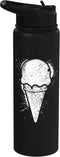 Funny Sundaes Graphic Shirts and Presents Ice Cream Cone Graphic Sundaes Sorbet Stainless Steel Insulated Water Bottle