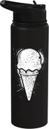 Funny Sundaes Graphic Shirts and Presents Ice Cream Cone Graphic Sundaes Sorbet Stainless Steel Insulated Water Bottle