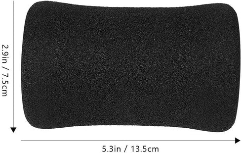 Sponge Foam Foot Pad Roller 2 Pair, Used for Replacing Gym Exercise Equipment, Suitable for 1-inch Rod (Foam 5.3" X 2.9" ;Od X 0.87" Id)