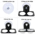 SLSON Gecko Feeder Ledge Acrylic with 20 Pack 1 oz Plastic Bowls - Improved Suction Cup Reptile Feeder, Black