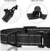 TagME Dog Collars - Adjustable Reflective Nylon Pet Collar with Quick Release Buckle for Medium Dogs, Black, 1.0" Width