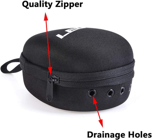 Fishing Reel Protective Case for Baitcasting Drum Spinning Raft Reels, Tackle Storage Bag with Strap