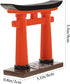 STOBOK Japanese Torii Gate Miniature Shrine Decor for Zen Garden, Aquarium Fish Tank