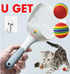 Large Cat Kitty Litter Box Poop Pooper Scoop with Holder, Sturdy Durable, Light, 1+2+1pcs, White