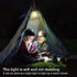 2 Pack Bulb,Portable Backpacking Rechargeable Warm Tent Hanging Light Outdoor Vintage LED Camping Light,Pendant