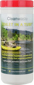 Cleanwaste Toilet in a Tube Portable 8-Use Waste Kit for Rafting, Camping,