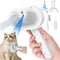 Cat Steam Brush, 4 in 1 Steamy Brush for Cats & Dogs, Spray Brush with Water Tank