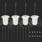 Ajqxh 4Pack Crab Trap for Fishing Pole with 8 Loops,Crab Snare Traps for