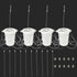 Ajqxh 4Pack Crab Trap for Fishing Pole with 8 Loops,Crab Snare Traps for