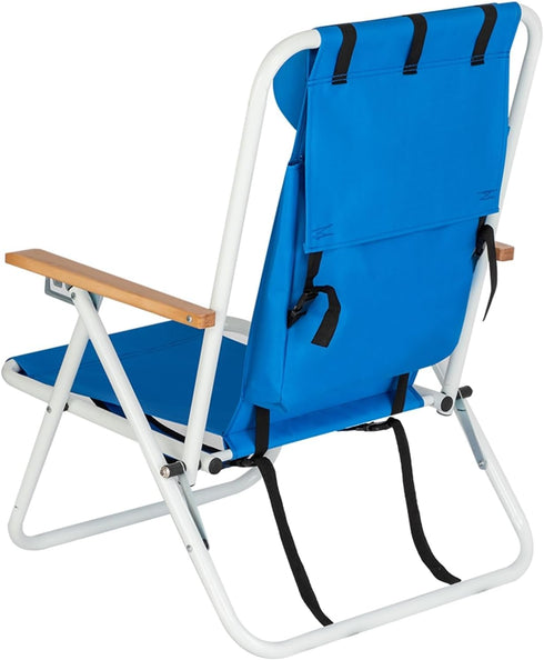 VAAMI Backpack Beach Chair, Portable Camping Chair, Patio Lightweight Folding Chair, Outdoor Folding Lawn Camping