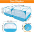 4 Lukovee Small Animals Playpen, Chicken Pen with Escape-Proof Detachable Bottom & Zipper Doors, Breathable Foldable