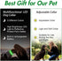 YFbrite Ultra Light Adjustable LED Dog Collar, Rechargeable Glowing in The Dark for Small, Medium, Large Dogs (Green,