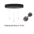 35 (2 Pack Gun Magnet Pounds Capacity Rubber Coated Magnetic Gun Mounts for Pistol Revolver Rifle Carbine Shotgun