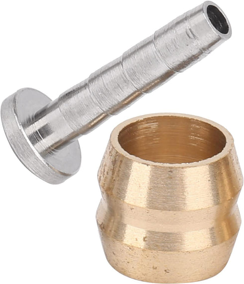 BH90 Bicycle Oil Needle Olive Head Brass Stainless Steel Brake Oil Pipe Accessory Disc Hose Pressing Ring T Brake Kit