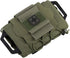 Tactical Military Pouch MOLLE, Rapid First-aid Belt Pouch, Survival Two-piece System Med Roll Carrier
