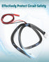Daxabfuz D5 12V Add-On Power Harness Fit for Evolution Electric Golf Carts, for Golf Cart Underglow Lighting