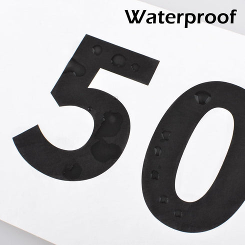 4"x7" 6"x7.5" Azarxis Running Bib Competitor Numbers with Safety Pins, Tyvek Tearproof Waterproof / for Marathon Races