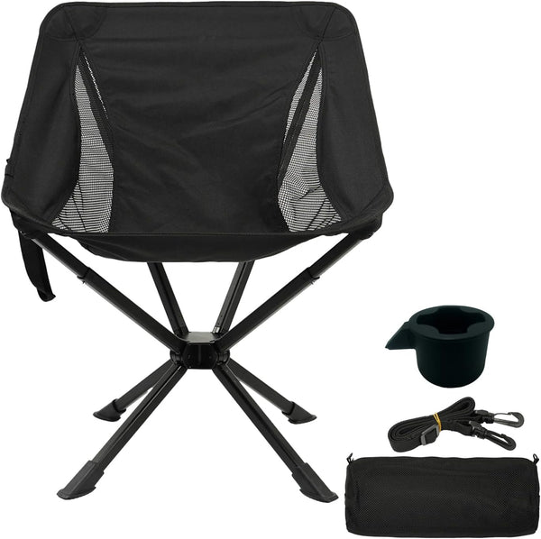 Dueecasebit Compact Small Camping Chair, Folding Portable Camp Chair for Adults Hiking Travel