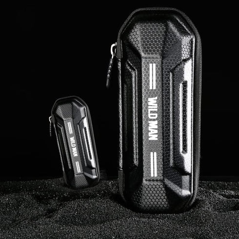 WILD MAN Bike Tool Storage Bag Hard Shell Waterproof Bicycle Repair Bag for Mountain Road Bike MTB Cycling(XT11,Black) by WILD MAN