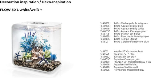 BiOrb 46095.0 Sea Fan Medium Blue for Aquariums