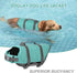 Doglay Dog Life Jacket, Adjustable Puppy Life Vest for Swimming Boating with Reflective Stripes, Superior Buoyancy for