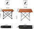 ROCK CLOUD Portable Camping Table, Ultralight Aluminum Folding Beach Table for Camping, Hiking, Outdoor Picnic (Size M)