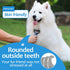 2 in 1 Undercoat Rake for Dogs, Dog Deshedding Brush for Large Dogs, Dematting Comb for Long Hair Cats