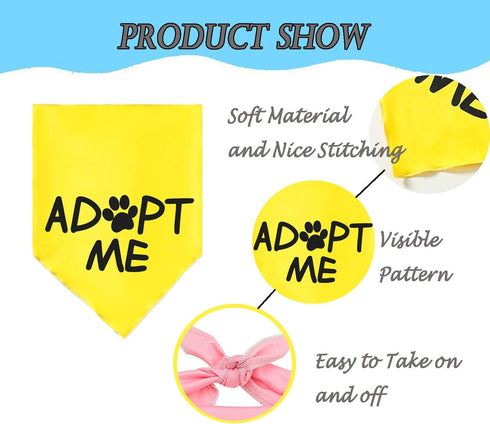 8 Pack Adopt Me Bandanas for Dogs