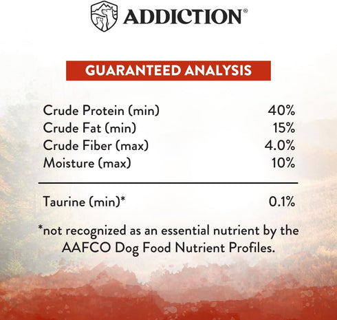 Addiction Wild Islands Forest Meat Premium Venison Recipe Dry Dog Food, 4 Pound
