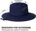 Sun Hat for Men/Women - UPF 50+ Waterproof Wide Brim Bucket Hat, Foldable Boonie Hat for Hiking, Garden, Beach