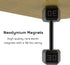 GMW Gun Magnet 2-Pack, 30 lbs Rating Magnetic Gun Mount for Car, Truck, Desks, Safes, Indoor Gun Racks