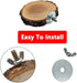 Hamiledyi Perch Platform for Bird Cage, Natural Round Wooden Stand Toy for Canary Parakeet Cockatiel (3 Pcs)