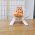 Silent Running Hamster Flying Saucer Exercise Wheel for Hamsters, Gerbils, Mice, Hedgehog, and Other Small Pets (White)